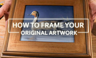 How To Frame Your Original Artwork Easily and Affordably!