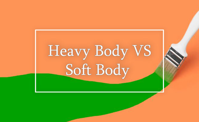 Understanding the Differences Between Heavy Body, Soft Body, and Fluid Acrylic Paints