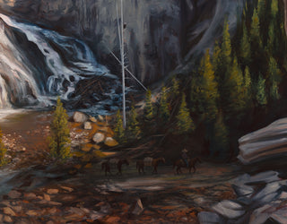 "A Wild Journey" - 30x40 Bighorn Sheep Wildlife Painting