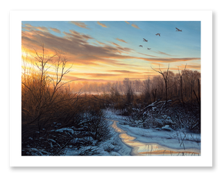 sunrise landscape art print