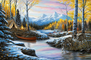 Original Painting - Wildlife and landscape art by Chuck Black