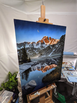 "Royal Beauty" - 30x40 Mountainous  Landscape Painting