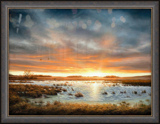 "Restored Beauty" - Framed Sunset Landscape Art Print