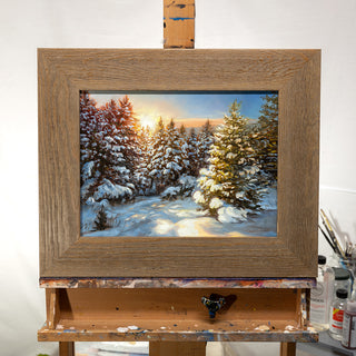 "Fresh Snow" 12x16 Landscape Painting